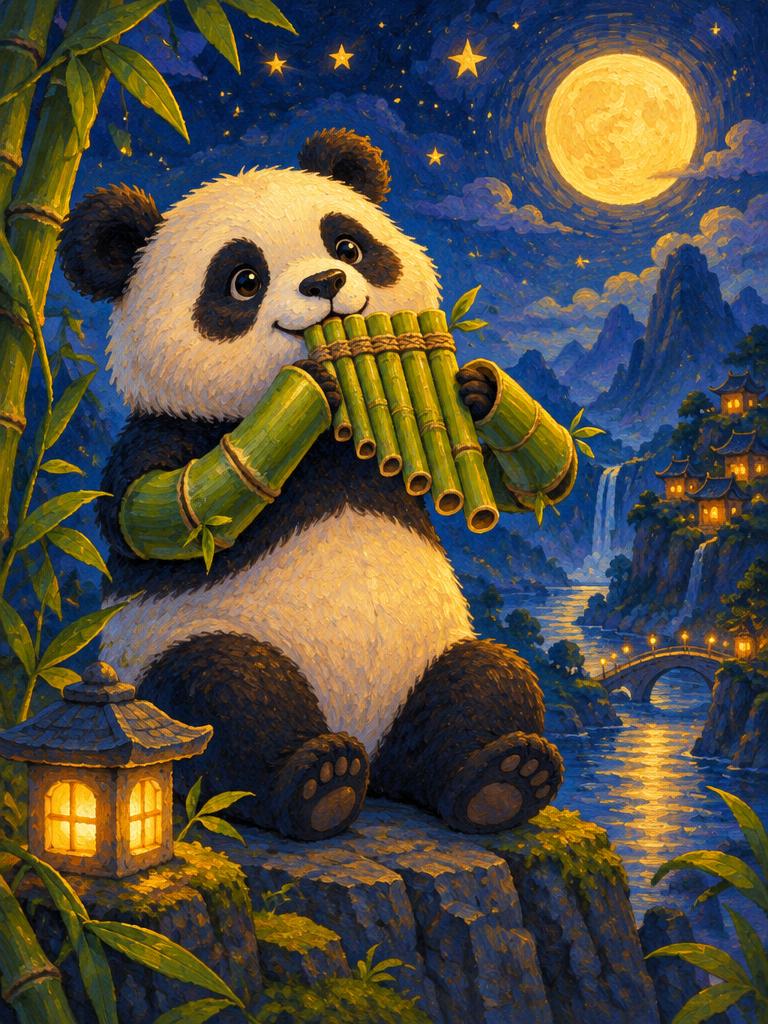 Bamboo friends drumming