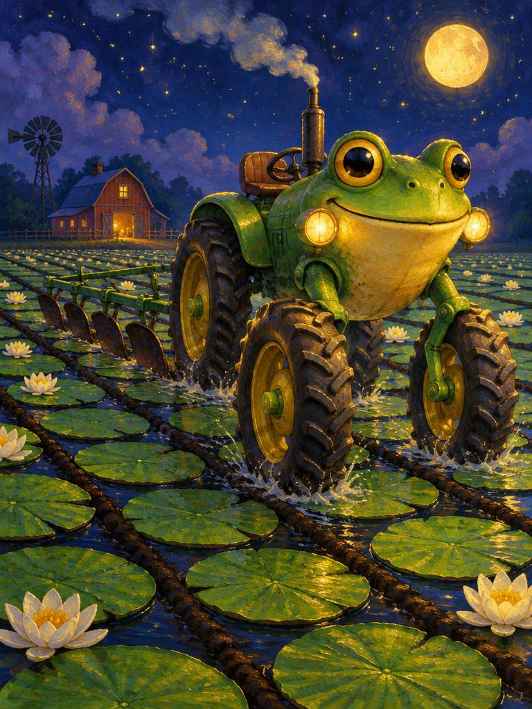 A frog scooter