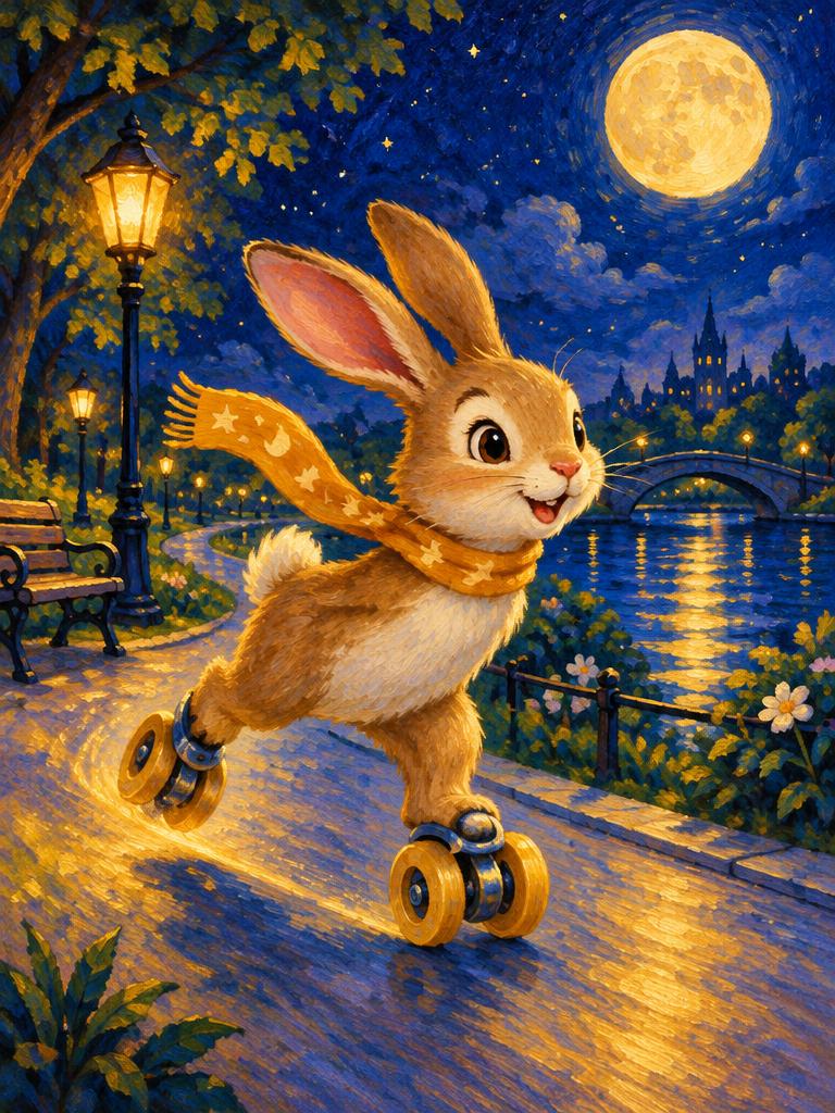 A rabbit bicycle