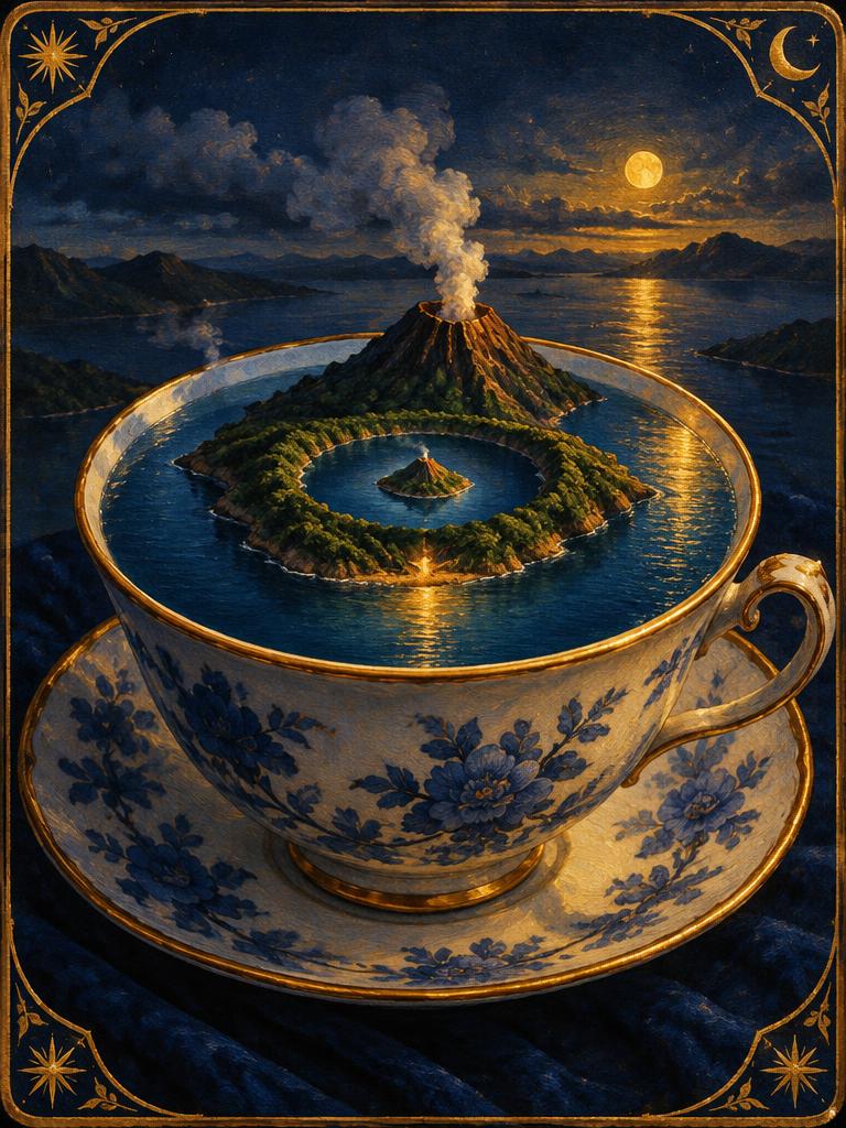 A lake within a lake inside a teacup