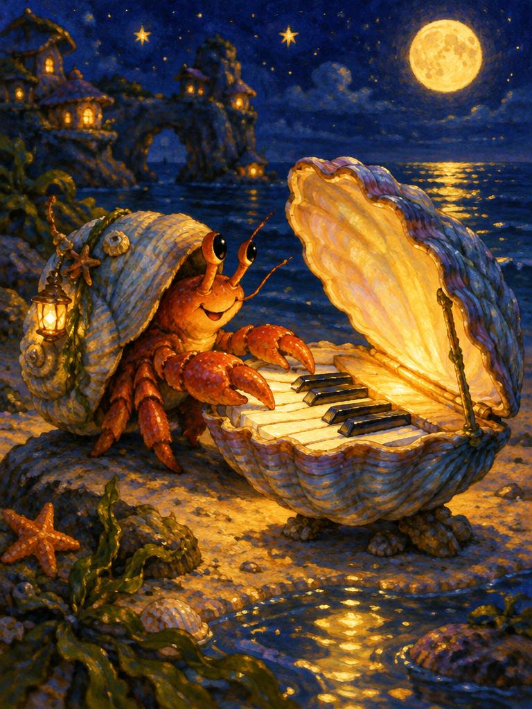 A clam camping