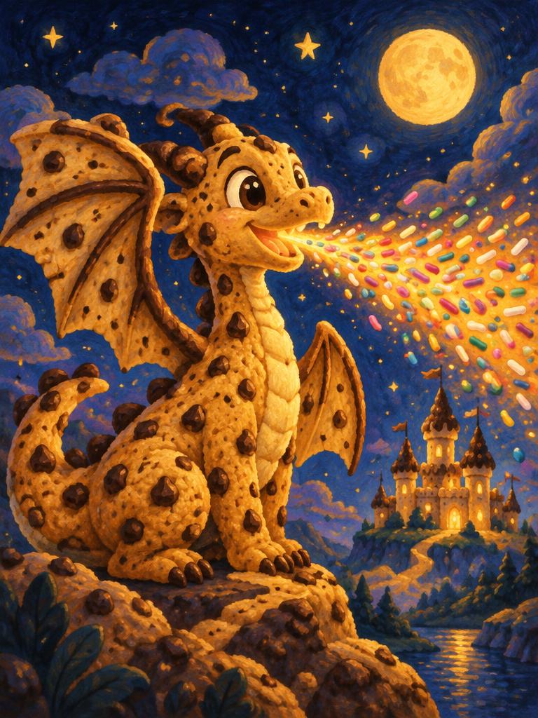 A cookie dragon